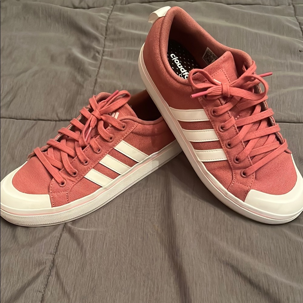 Adidas Women's Rose Colored Sneakers